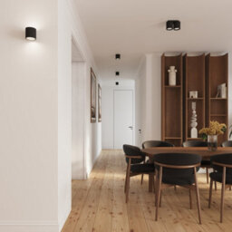 Luminosa Lighting Luminosa Aura Surface Mounted Downlight Black 2X Gu10 - thumbnail 9