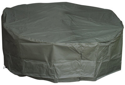 Woodside Heavy Duty Waterproof Garden Rattan Day Bed Cover Green 185X55/90Cm - image 1