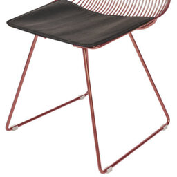 Beliani Set Of 2 Dining Chairs Beatty Metal Rose Gold - thumbnail 8