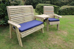 Churnet Valley Garden Furniture Ltd Churnet Valley Ergo Trio Set A/tray - thumbnail 2