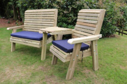 Churnet Valley Garden Furniture Ltd Churnet Valley Ergo Trio Set A/tray - thumbnail 5