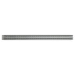 Berkfield Garden Planter Powder-Coated Steel 512X80X36 Cm Silver - thumbnail 3