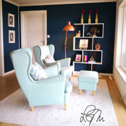 Vintro Luxury Matt Emulsion Black/blue, Smooth Chalky Finish, Multi Surface Paint - Walls, Ceilings, Wood, Metal - 1L (Nightfall) - thumbnail 6
