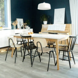 Vintro Luxury Matt Emulsion Black/blue, Smooth Chalky Finish, Multi Surface Paint - Walls, Ceilings, Wood, Metal - 1L (Nightfall) - thumbnail 4