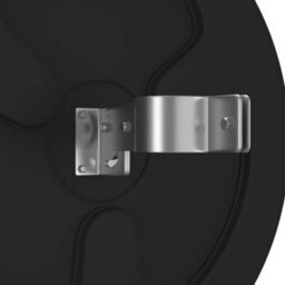 Berkfield Outdoor Convex Traffic Mirror Black Diameter 45 Cm Polycarbonate - thumbnail 5