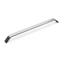 Plum&clay Emery Wall Hung Textured White Tall Bathroom Cabinet With Chrome Bar Handle (H)120Cm (W)35Cm - thumbnail 3
