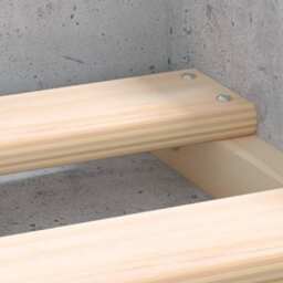 Berkfield Bed Frame Concrete Grey 140X190 Cm - thumbnail 9