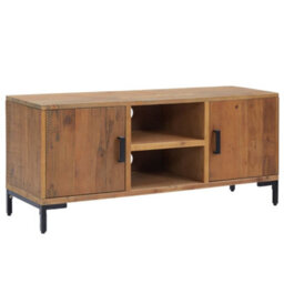 Vidaxl Tv Cabinet Brown 110X35X48 Cm Solid Pinewood - thumbnail 2