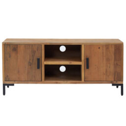 Vidaxl Tv Cabinet Brown 110X35X48 Cm Solid Pinewood - thumbnail 3