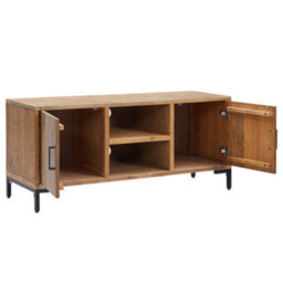 Vidaxl Tv Cabinet Brown 110X35X48 Cm Solid Pinewood - thumbnail 4