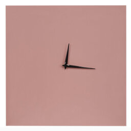 Beliani Wall Clock Tomar 40 Cm Metal Pink - thumbnail 1