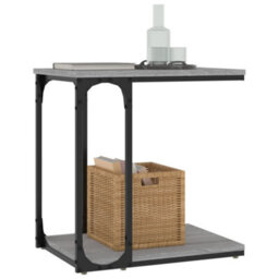 Berkfield Side Table Grey Sonoma 50X35X52 Cm Engineered Wood - thumbnail 4