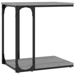 Berkfield Side Table Grey Sonoma 50X35X52 Cm Engineered Wood - thumbnail 2