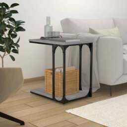 Berkfield Side Table Grey Sonoma 50X35X52 Cm Engineered Wood - thumbnail 1