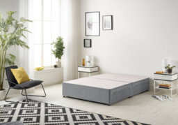Somnior Beds Somnior Platform Divan Base Plush Charcoal With 2 Drawers - Small Single - thumbnail 2