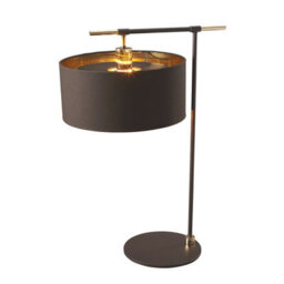 Luminosa Lighting Elstead Balance 1 Light Table Lamp Brown, Polished Brass, E27