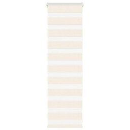 Berkfield Zebra Blind Marble Beige 50X100 Cm Fabric Width 45.9 Cm Polyester - thumbnail 1
