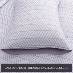 Pamposh Super King Duvet Cover Brushed Microfiber Reversible Duvet Cover Hypoallergenic Bedding Set Ultrasoft With Zipper Closure - thumbnail 8