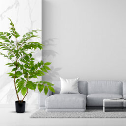 Crystals 85Cm Soap Berries Artificial Tree Fake Plant In Pot For Indoor Decor - thumbnail 3