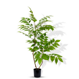 Crystals 85Cm Soap Berries Artificial Tree Fake Plant In Pot For Indoor Decor - thumbnail 1