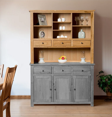 Hallowood Furniture Waverly Oak Large Sideboard Top - image 1