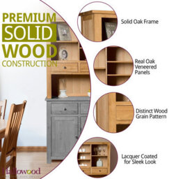 Hallowood Furniture Waverly Oak Large Sideboard Top - thumbnail 4