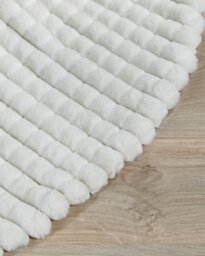 Werchristmas White Faux Fur Diamond Tree Skirt 122 Cm - thumbnail 4