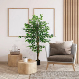 150Cm Artificial Tree Ficus For Indoor Home Decor, Fake Tree - thumbnail 1
