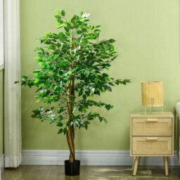 150Cm Artificial Tree Ficus For Indoor Home Decor, Fake Tree - thumbnail 6
