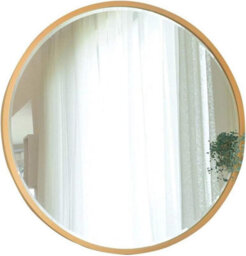 Biznest White Heart Mirror Shelf 6 Sections Decorative Wall Shelf Wall Mirror Best Gift For Love One's - thumbnail 2
