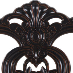 Beliani Bistro Set Bovino Metal Dark Brown - thumbnail 8