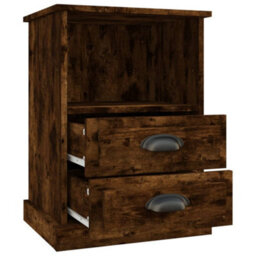 Berkfield Bedside Cabinet Smoked Oak 43X36X60 Cm - thumbnail 7