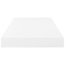Berkfield Floating Wall Shelves 4 Pcs High Gloss White 50X23X3.8 Cm Mdf - thumbnail 6