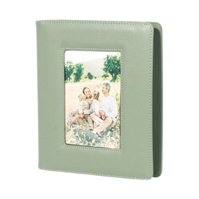 Large Green Pocket Photo Album 20.2Cm X 23.5Cm - image 1