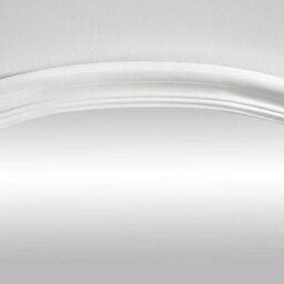 The Online Mirror Shop Arched Shape Overmantle Mirror With White Metal Frame, Canterbury Of H86 X W88 X D6 Cm, Handcrafted, Stylish, Durable Home Décor - thumbnail 4