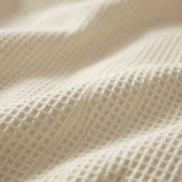 Cream Honeycomb Waffle Duvet Cover Set Single Double King Super King Textured Stripe Bedding Soft Touch Quilt Cover With Matching - thumbnail 4