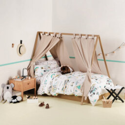 Linen House Kids Down By The River 100% Cotton Duvet Cover Set, Double, White - thumbnail 6
