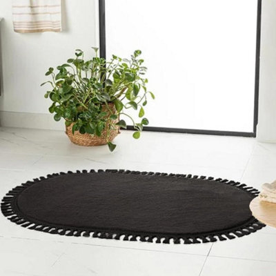 Mega Merchant Living Room Washable Area Rugs English Home Runner Rug 80X120 Cm Anthracite