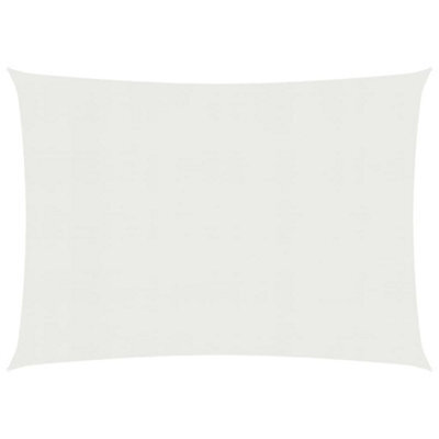 Berkfield Sunshade Sail 160 G/m2 White 3.5X5 M Hdpe - image 1