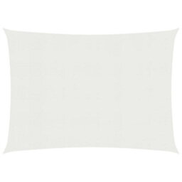Berkfield Sunshade Sail 160 G/m2 White 3.5X5 M Hdpe - thumbnail 1