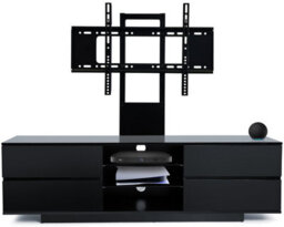 "Centurion Supports Avitus Gloss Black With 4-Black Drawers For Up To 65"" Led/lcd/plasma Tv Stand With Mounting Arm" - thumbnail 2