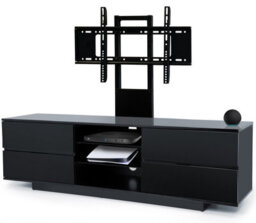 "Centurion Supports Avitus Gloss Black With 4-Black Drawers For Up To 65"" Led/lcd/plasma Tv Stand With Mounting Arm" - thumbnail 6