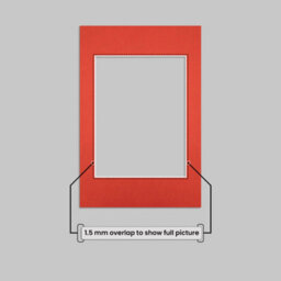 Ak Frames 16X12 Poppy Red Picture Mounts To Fit 12X10 Aperture Size - Mount Board Only (No Frame Included) - thumbnail 4