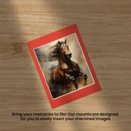 Ak Frames 16X12 Poppy Red Picture Mounts To Fit 12X10 Aperture Size - Mount Board Only (No Frame Included) - thumbnail 5