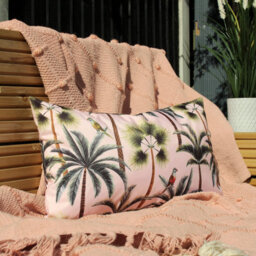 Evans Lichfield Palms Printed Uv & Water Resistant Outdoor Polyester Filled Cushion - thumbnail 3