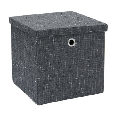 Jvl Shadow Foldable Square Fabric Storage Box - image 1