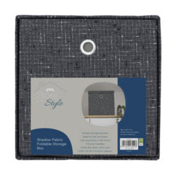 Jvl Shadow Foldable Square Fabric Storage Box - thumbnail 2