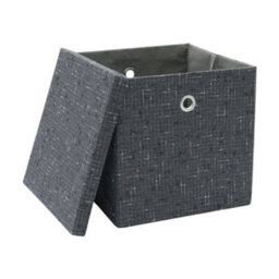 Jvl Shadow Foldable Square Fabric Storage Box - thumbnail 3