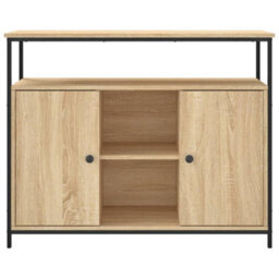 Berkfield Classic Sideboard Sonoma Oak 100X35X80 Cm Engineered Wood - thumbnail 6