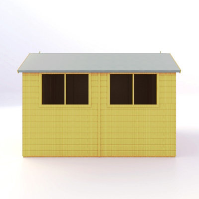 Shire Barn 10X8 Dd Premium Sheds - L257.4 X W311.4 X H225.6 Cm - image 1